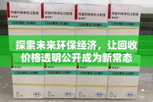 武汉探索未来环保经济，让回收价格透明公开成为新常态